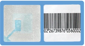 Actual RF label photo from our store listing