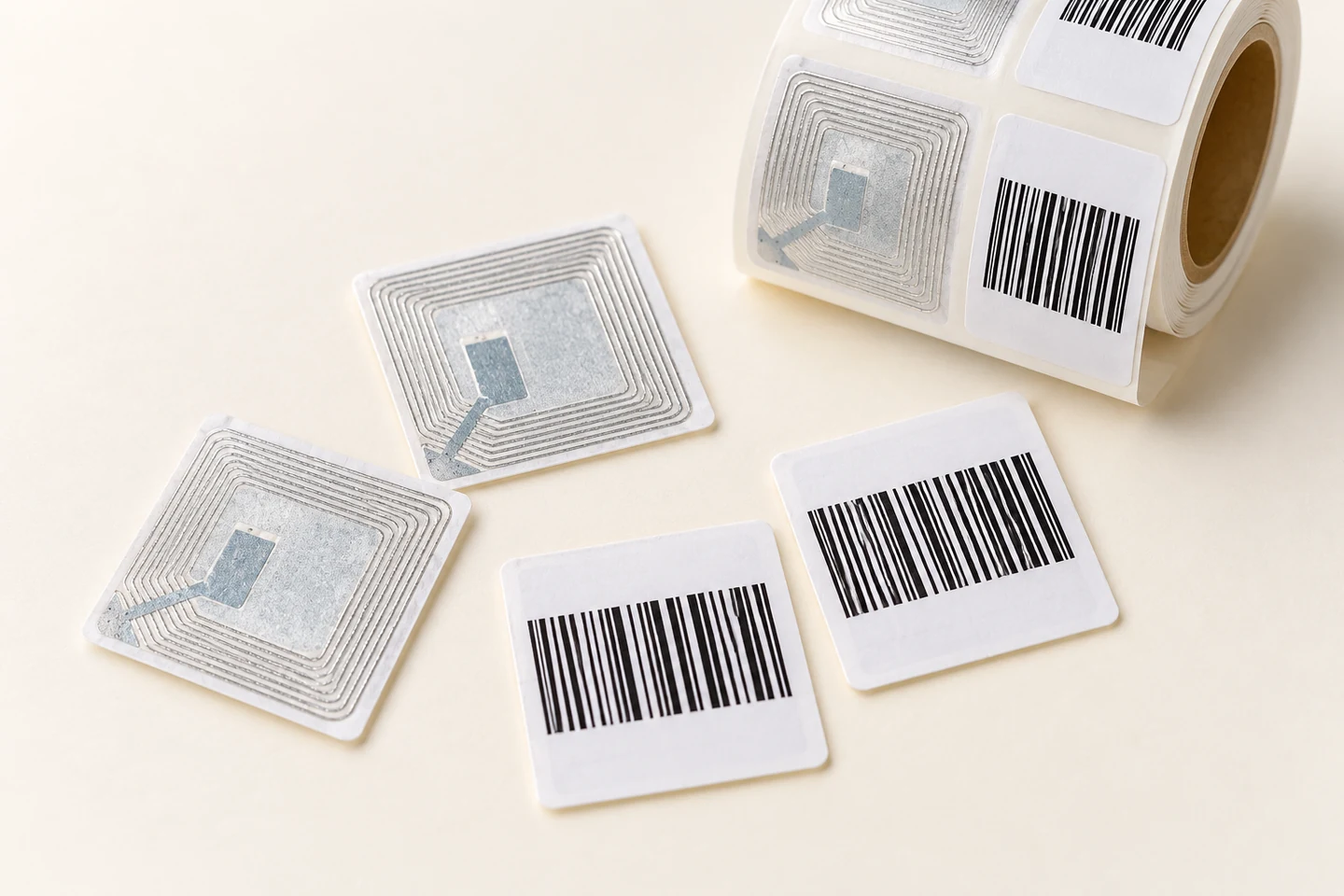 Representative rf security stickers